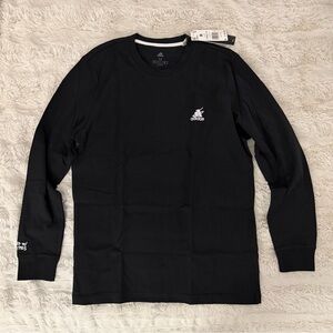 NWT Adidas Men's Black Long Sleeve Tee